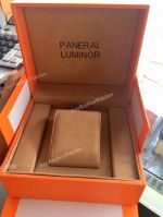 High Quality Copy Panerai Boxes / Orange Leather Watch Box